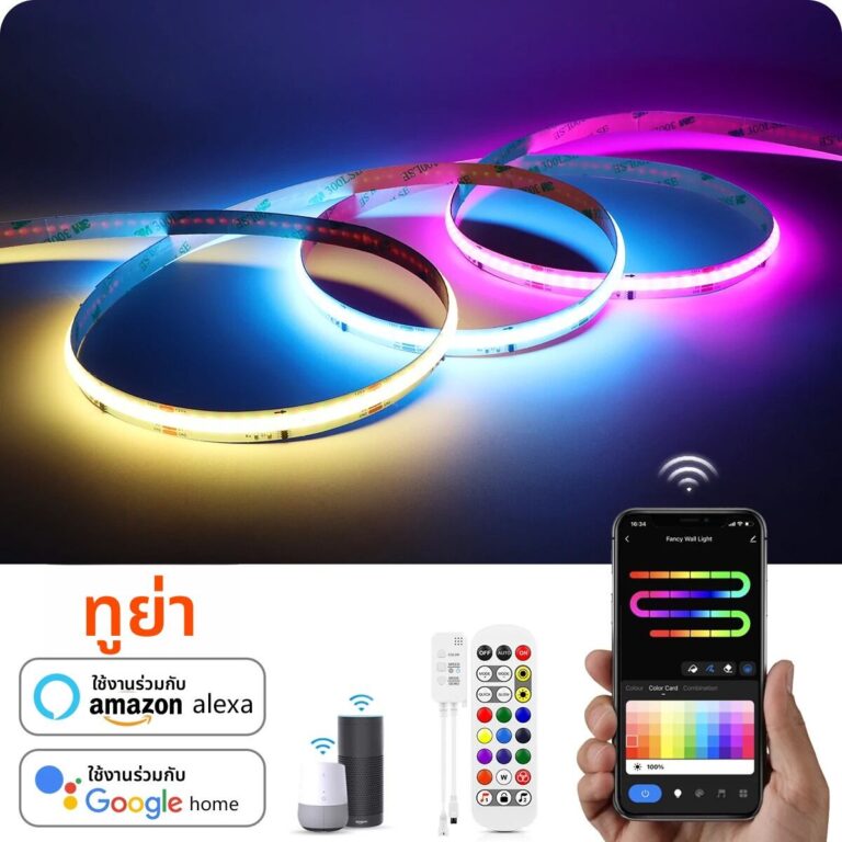 Tuya WiFi Smart LED Strip ดีไหม? เจาะลึกไฟเส้นเปลี่ยนสีอัจฉริยะขวัญใจสายแต่งห้อง