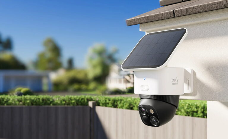eufy SoloCam S340 Solar Security Camera Dual Lens Pan-Tilt 360°