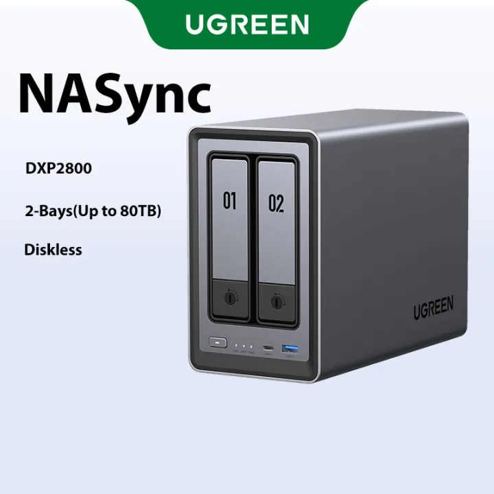 UGREEN NASync DXP2800 2-Bay NAS Intel N100 8GB DDR5