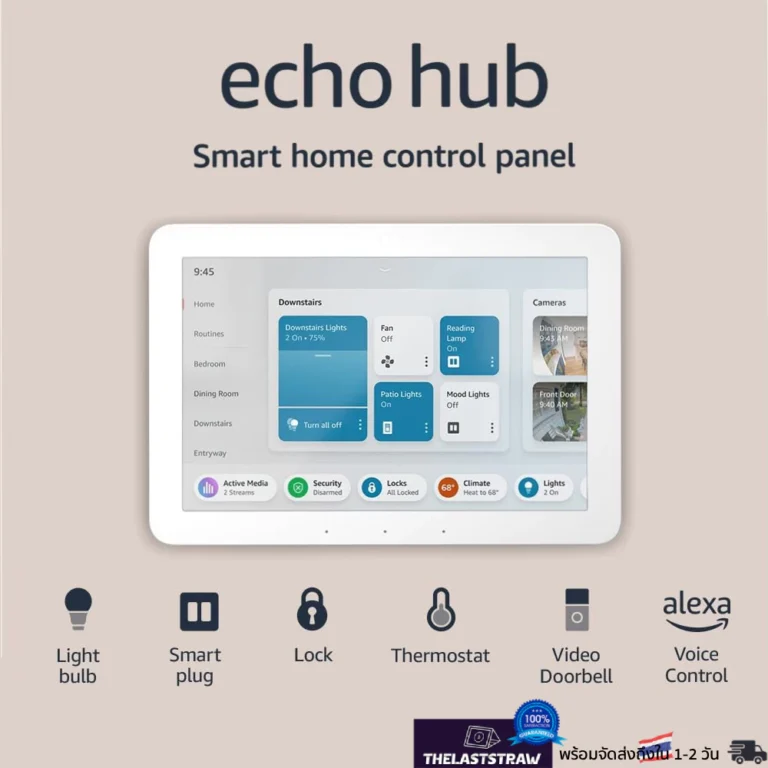 Amazon Echo Hub จอควบคุมสมาร์ทโฮมติดผนัง 8 นิ้ว พร้อม Zigbee/Thread/Matter ในตัว